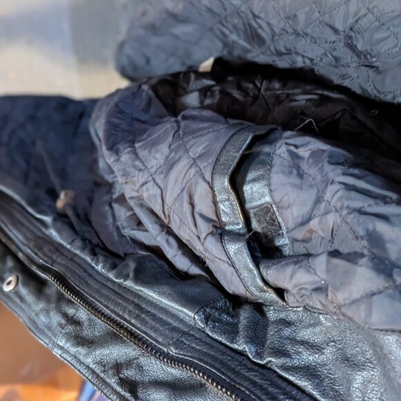 C29 PROPERTY Black Leather Jacket - Picture 4 of 6